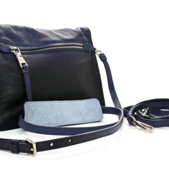 Prada Etiquette Blue Leather Handbag/Crossbody/Shoulder Handbag! - Picture 2 of 15